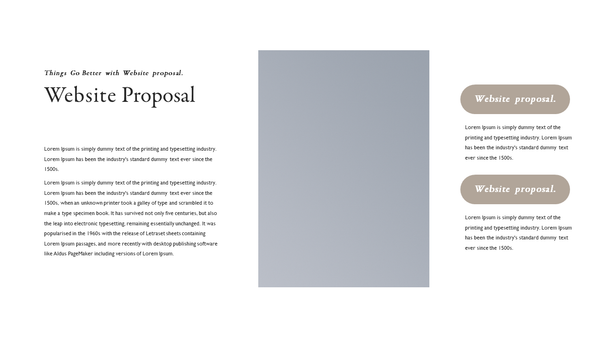 Website Proposal - Keynote Template