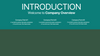 Green Company Overview PowerPoint Template