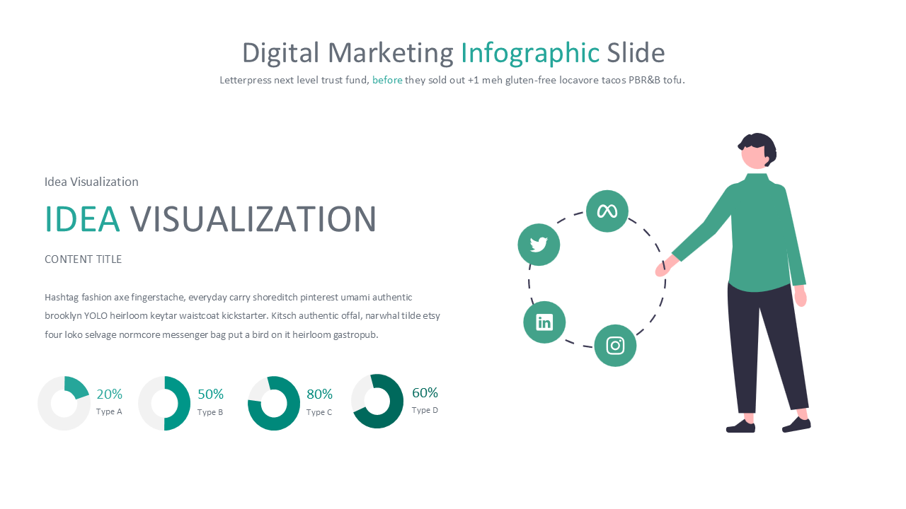 Digital Marketing - PowerPoint Infographics Slides