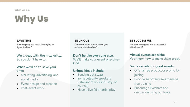 Online Event Marketing Proposal