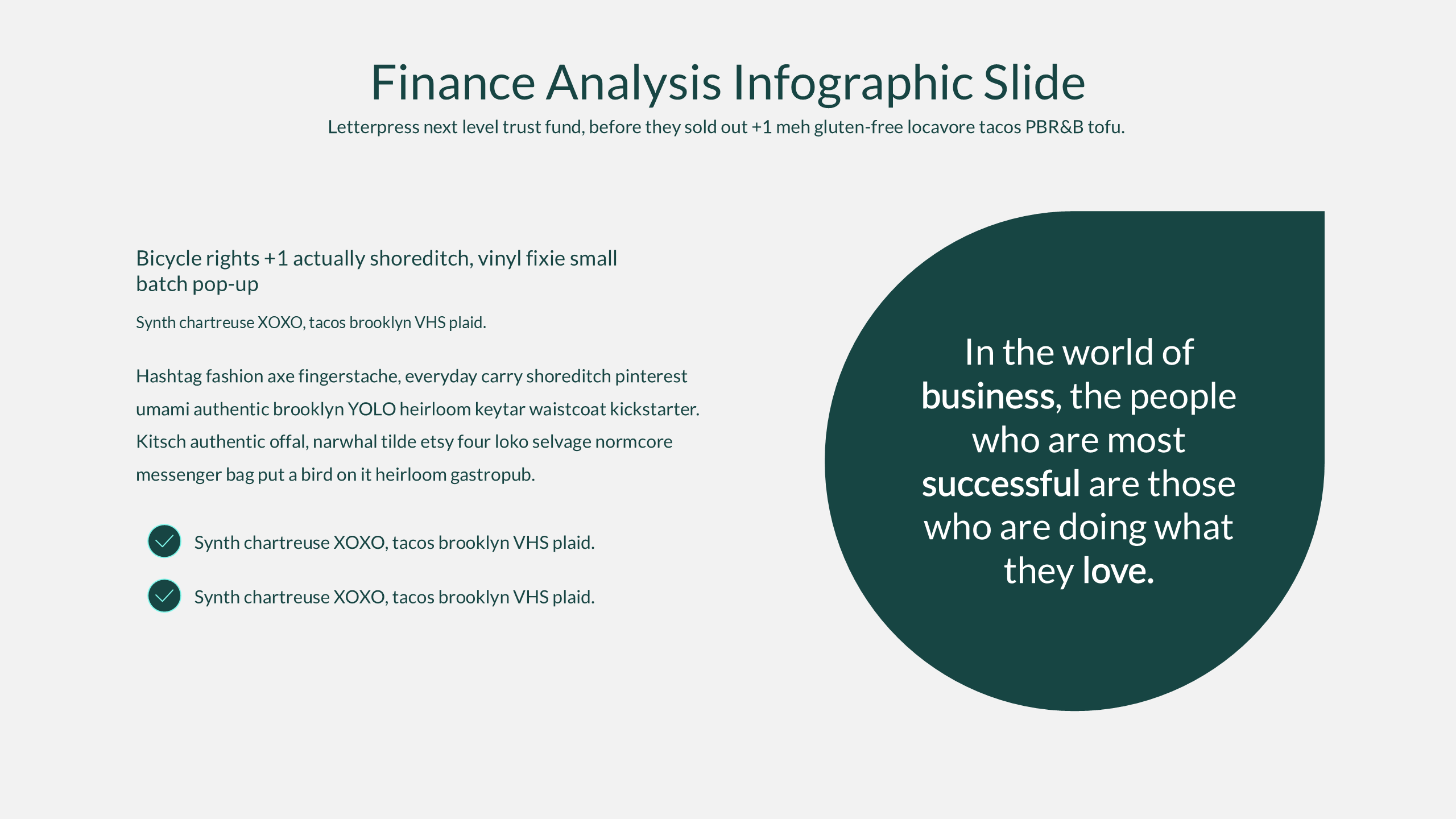 Finance Analysis PowerPoint Presentation