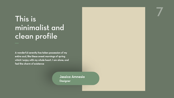 Native Minimalist PowerPoint Template