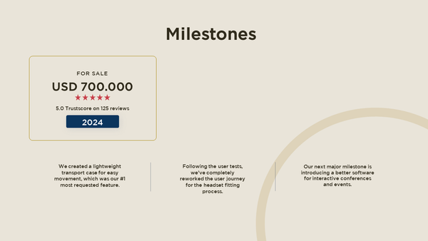 Investor Update Pitch Deck Template
