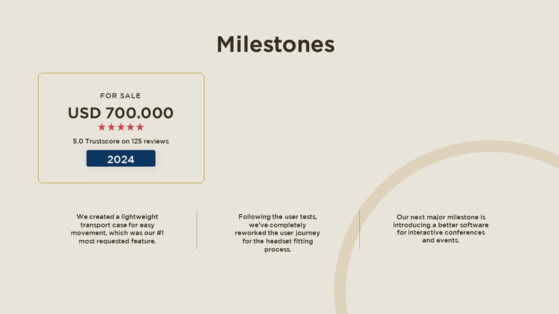 Investor Update Pitch Deck Template