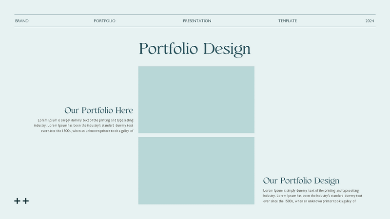 Portfolio Presentation Template