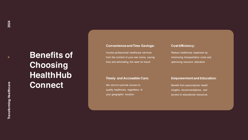 HealthHub - Medical Pitch Deck PowerPoint