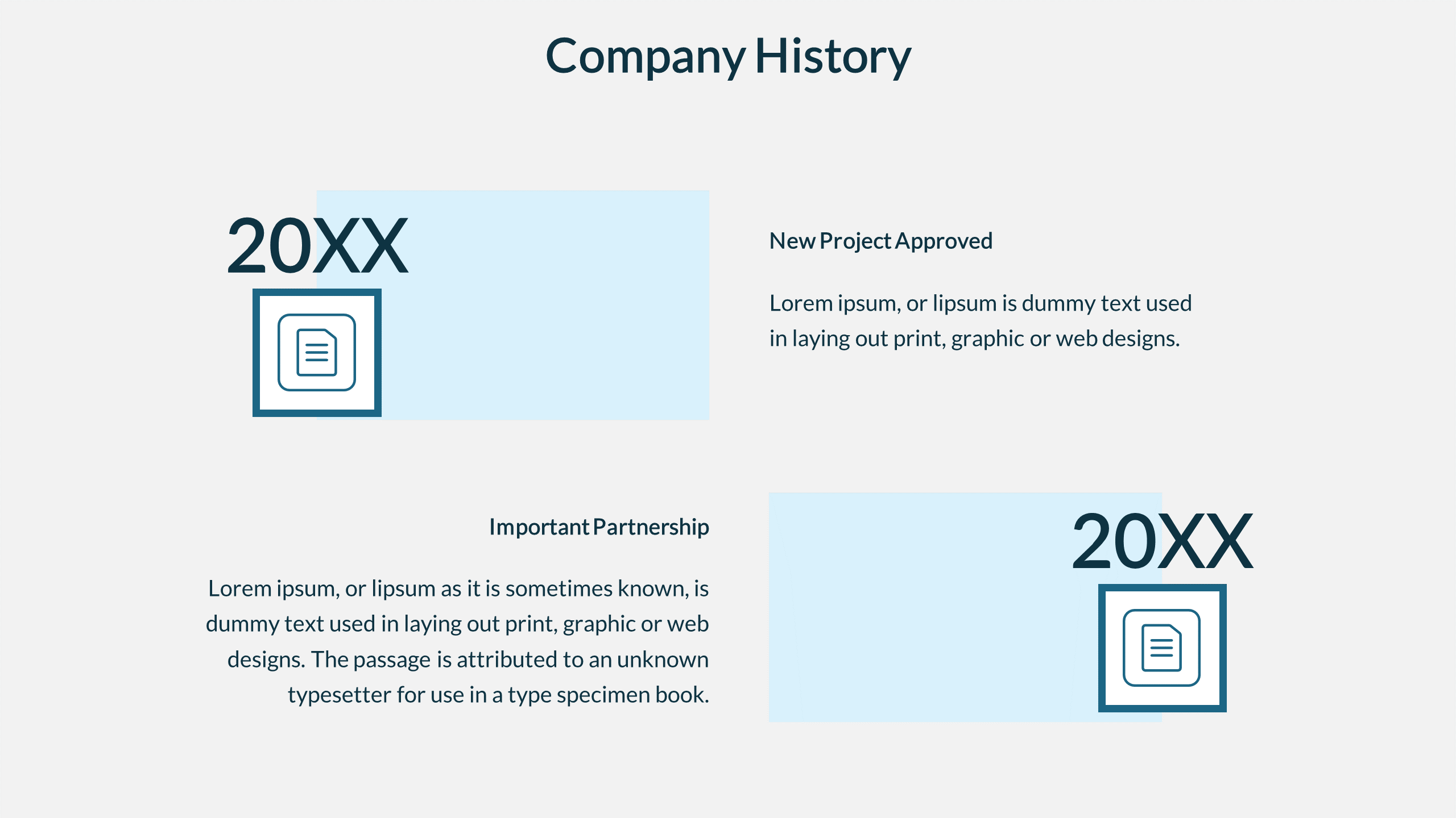 Year Report PowerPoint Template