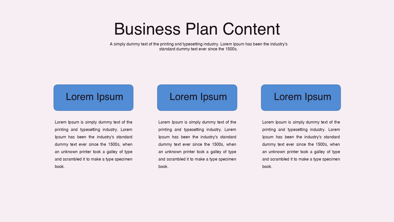 Business Plan - Keynote