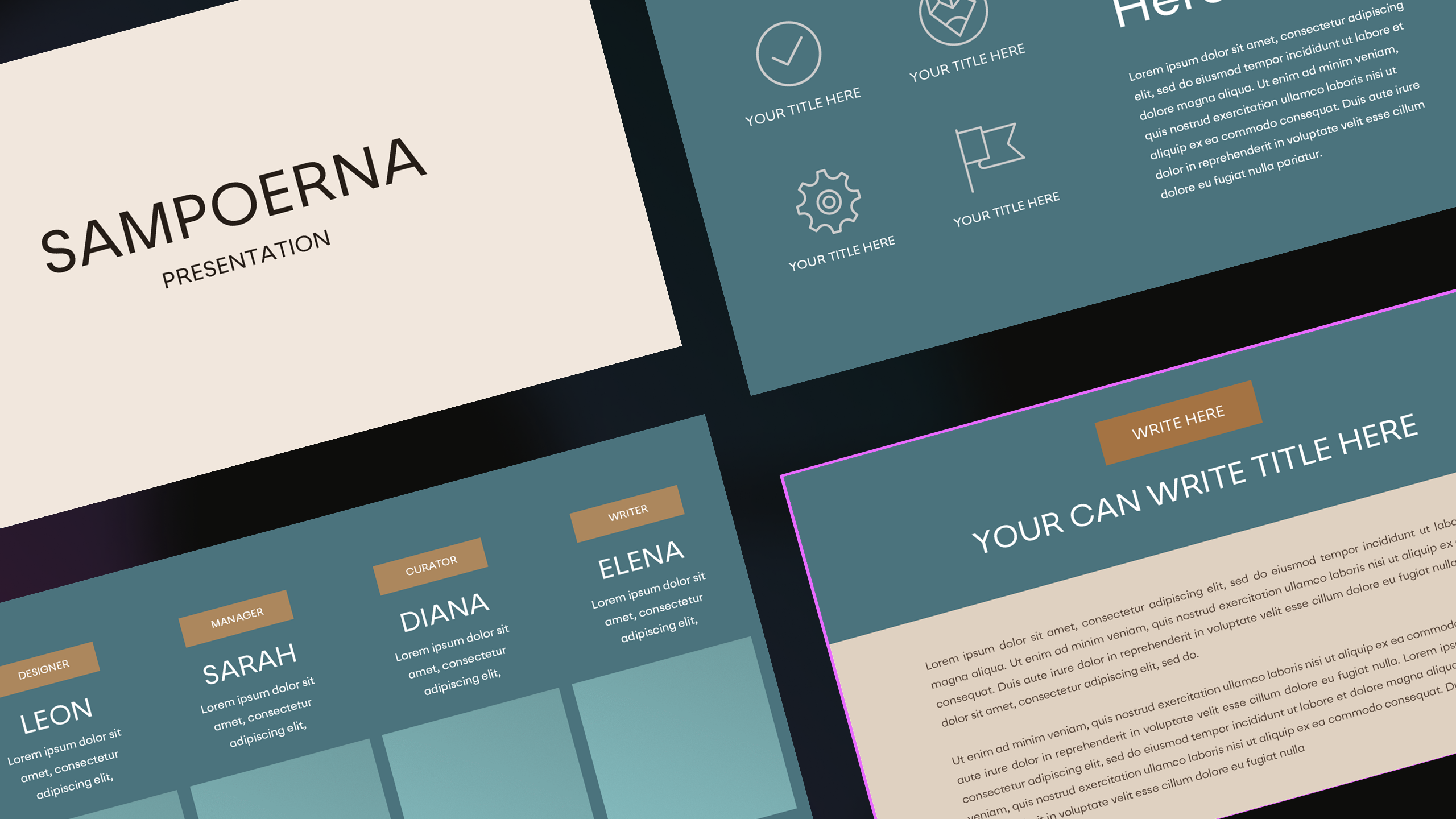 Sampoerna - Minimal Keynote Template