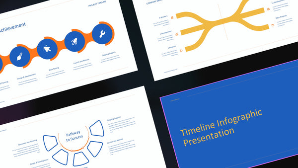 Timeline Infographic Presentation Power Point