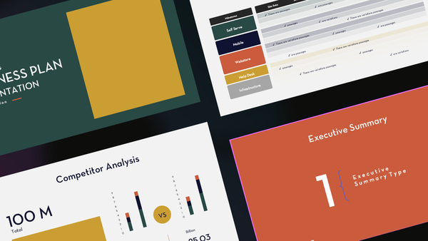 Marketing Business Plan PowerPoint Template