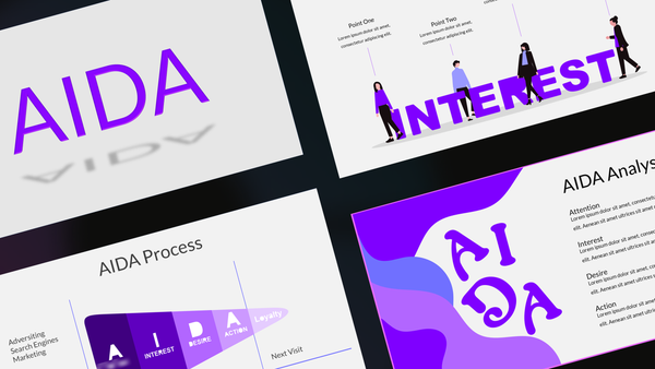 AIDA Analysis - Infographic for Keynote