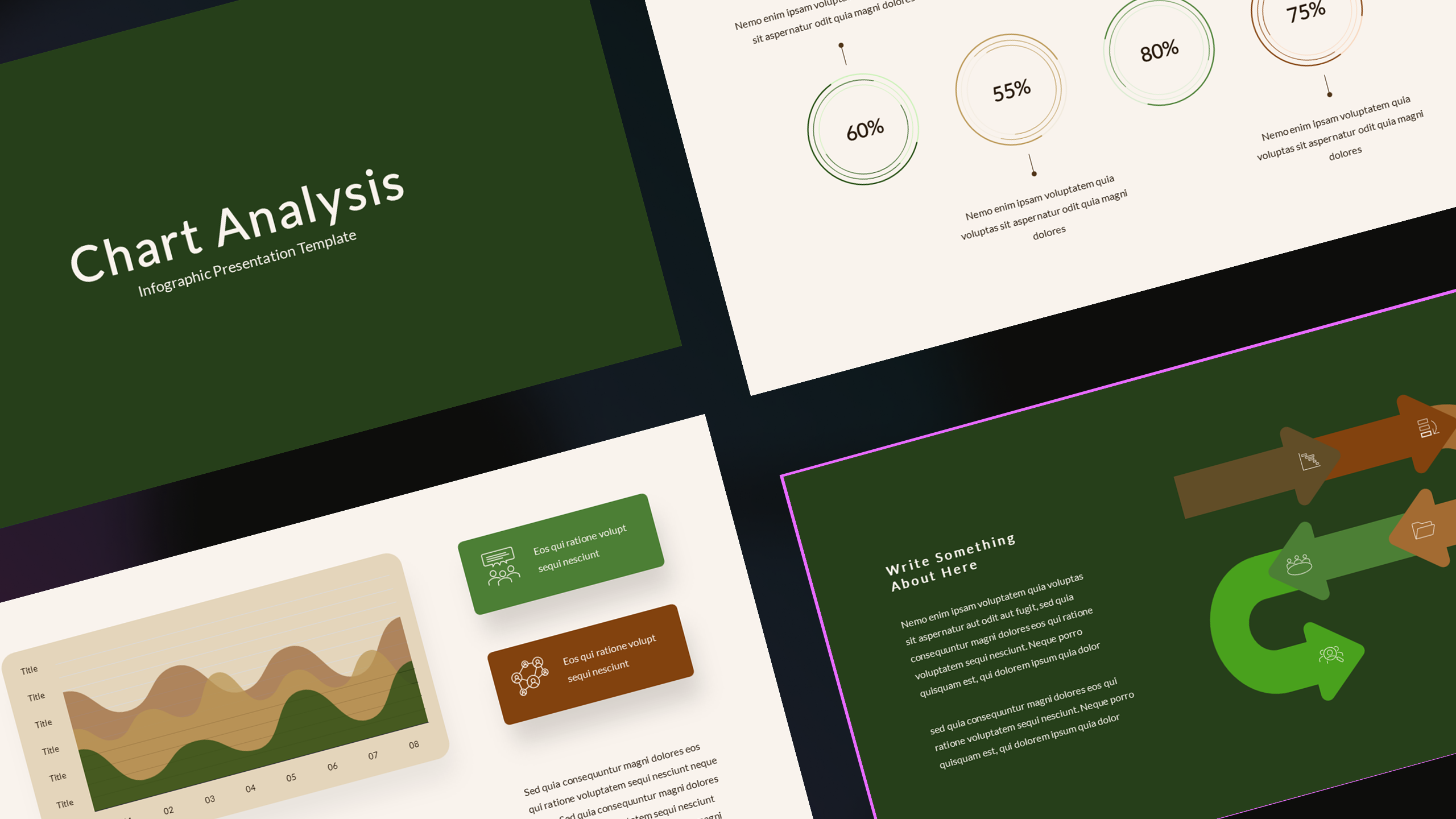 Chart Analysis Infographic - Powerpoint Template