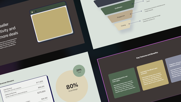 Seller Productivity Pitch Deck