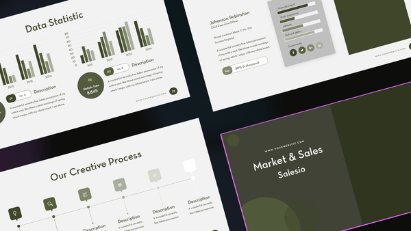 Salesio - Market Analysis Powerpoint Template
