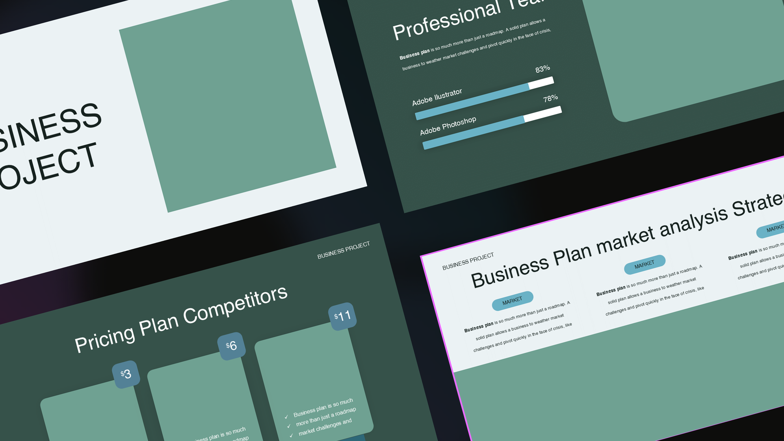 Project - Business Plan Powerpoint Template