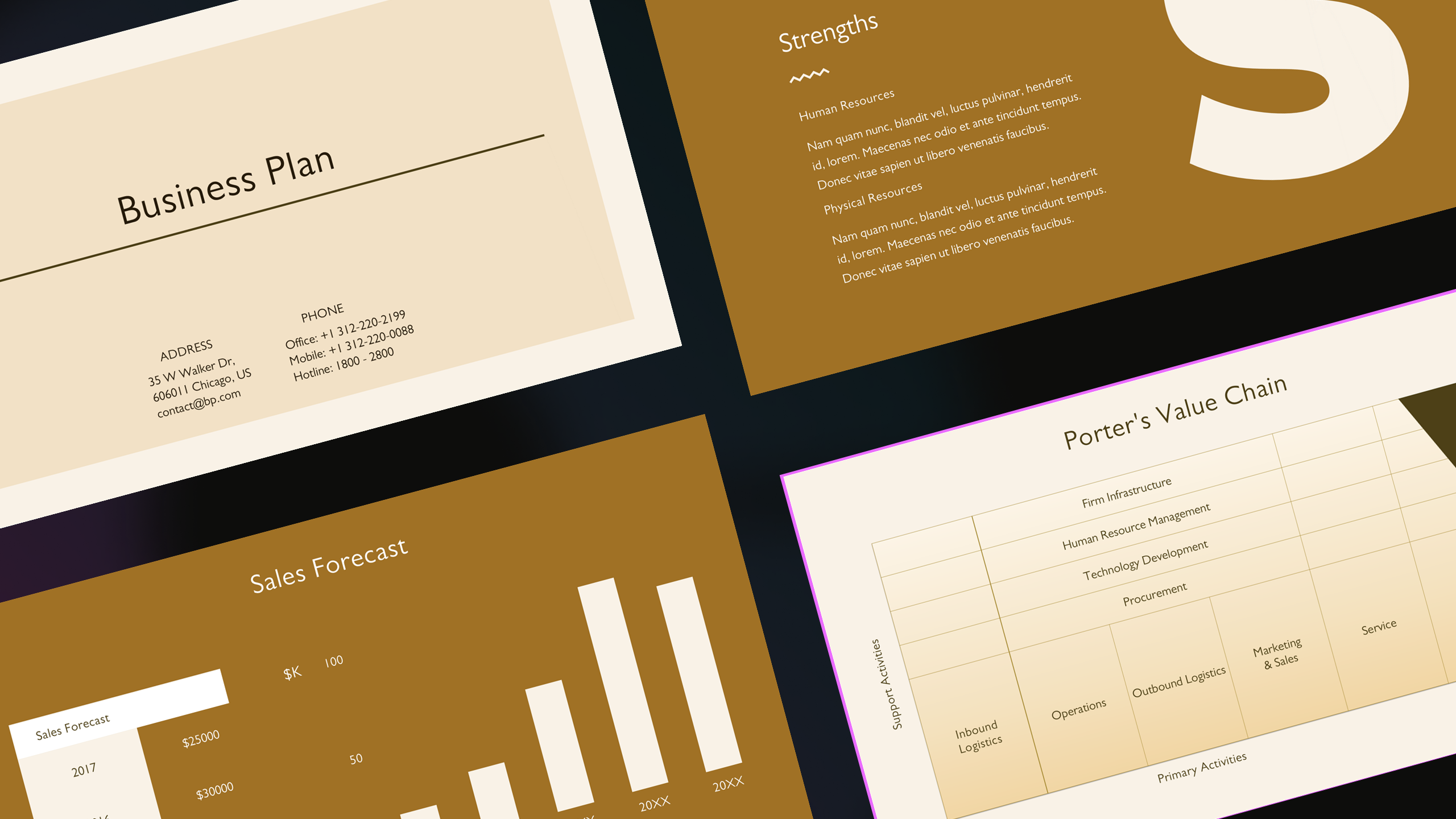 Business Plan Google Slides Presentation Template