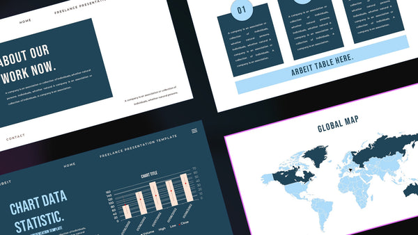 Arbeit - Portfolio PowerPoint Template