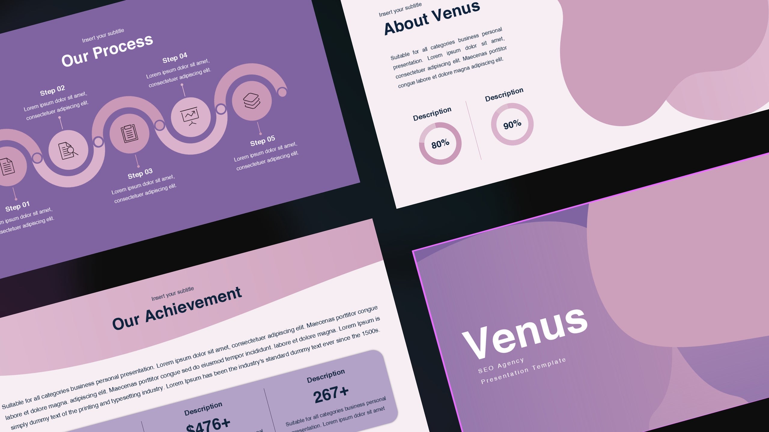 Venus - SEO Analysis Powerpoint Template