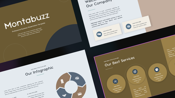 Montabuzz Business Presentation Template