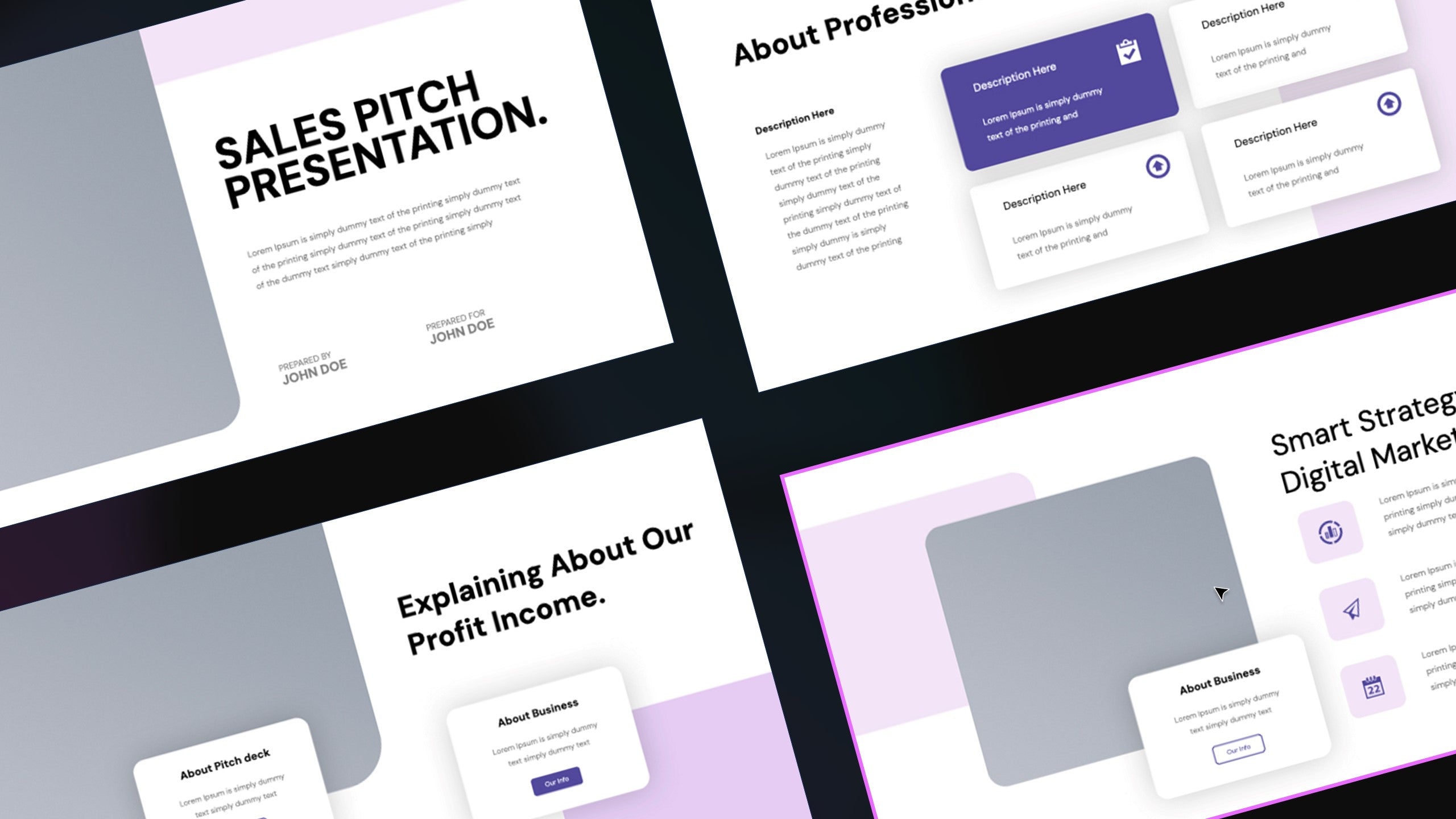 Sales Pitch Keynote Presentation Template