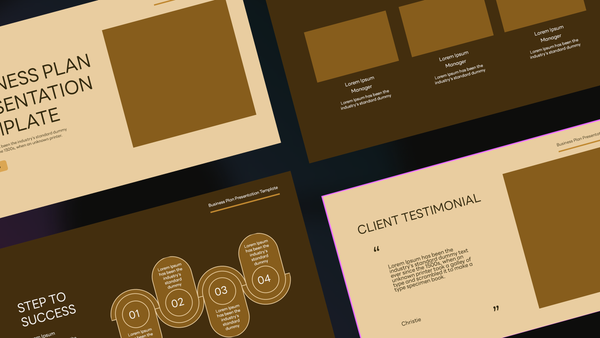 Classic Business Plan Keynote Template