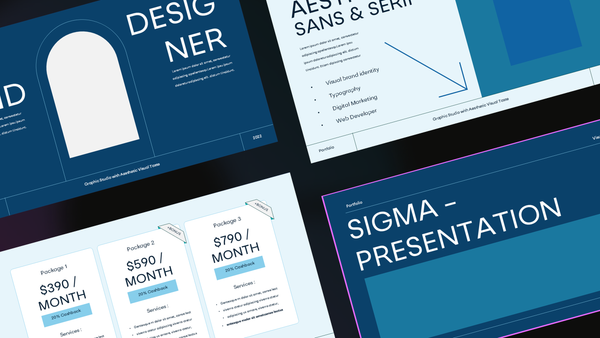 SIGMA Portfolio Powerpoint Template