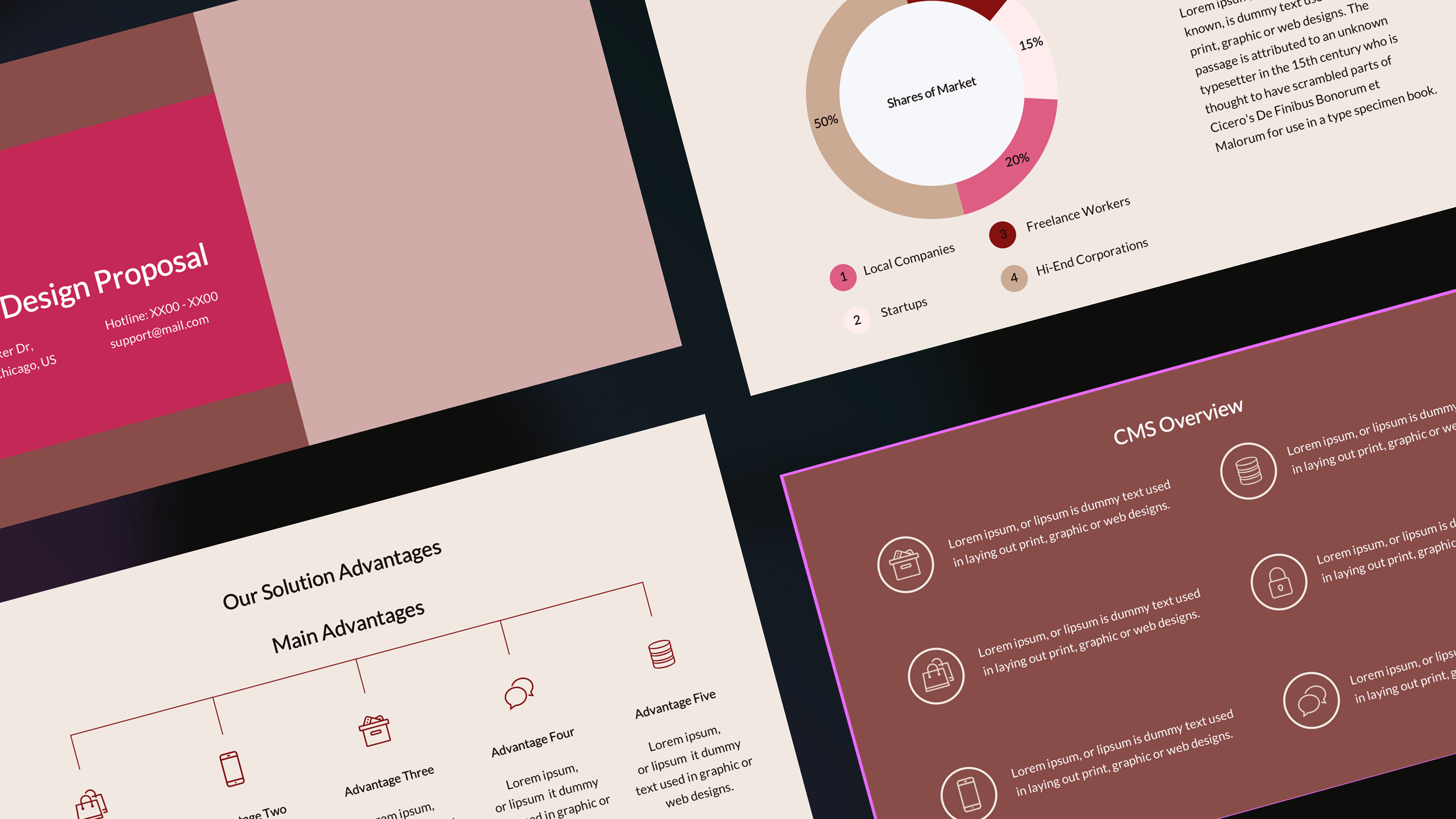 Web Design Proposal PowerPoint Template