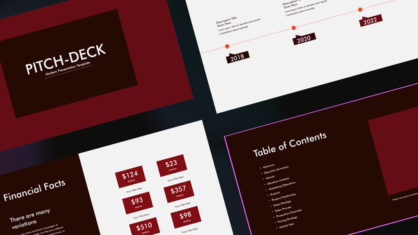 Pitch Deck Powerpoint Template