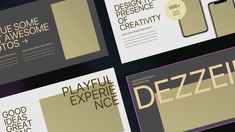 DEZZEIN Portfolio Keynote Template