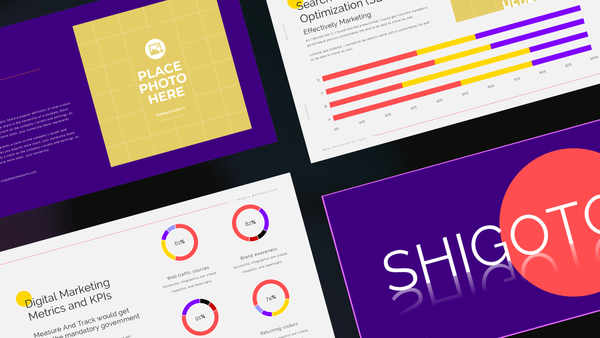 Clean Business Plan Presentation Template