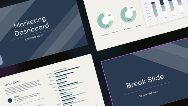 Marketing Dashboard - Powerpoint
