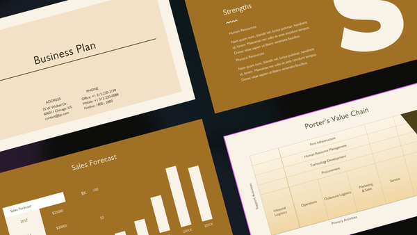 Marketing Business Plan Presentation Template