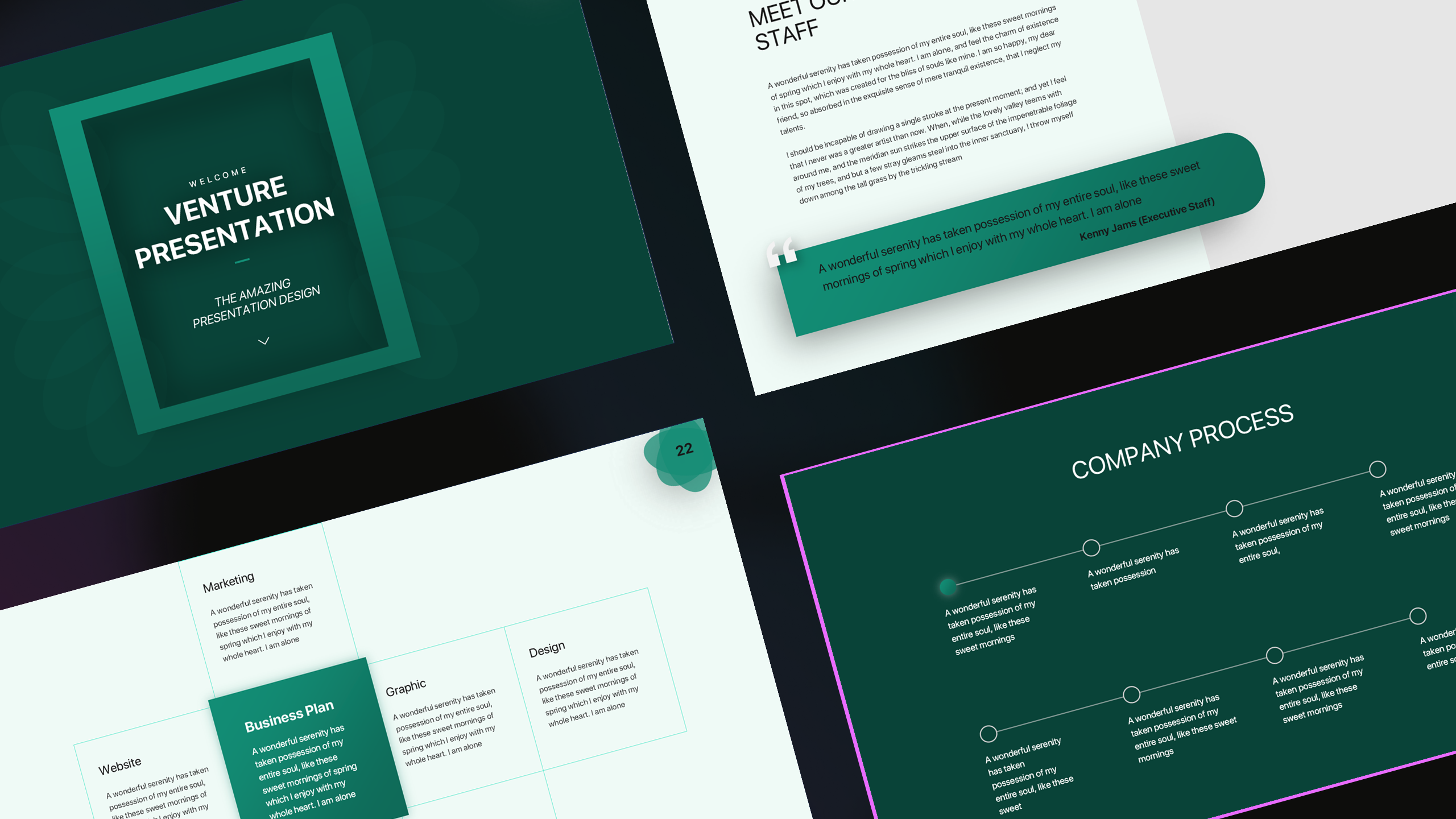 Venture Business Presentation Template