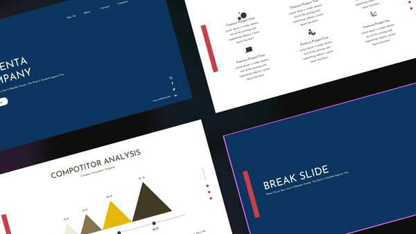 Magenta Pitch Deck Keynote Presentation