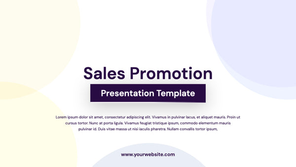 Uption Sales Promotion PowerPoint Template