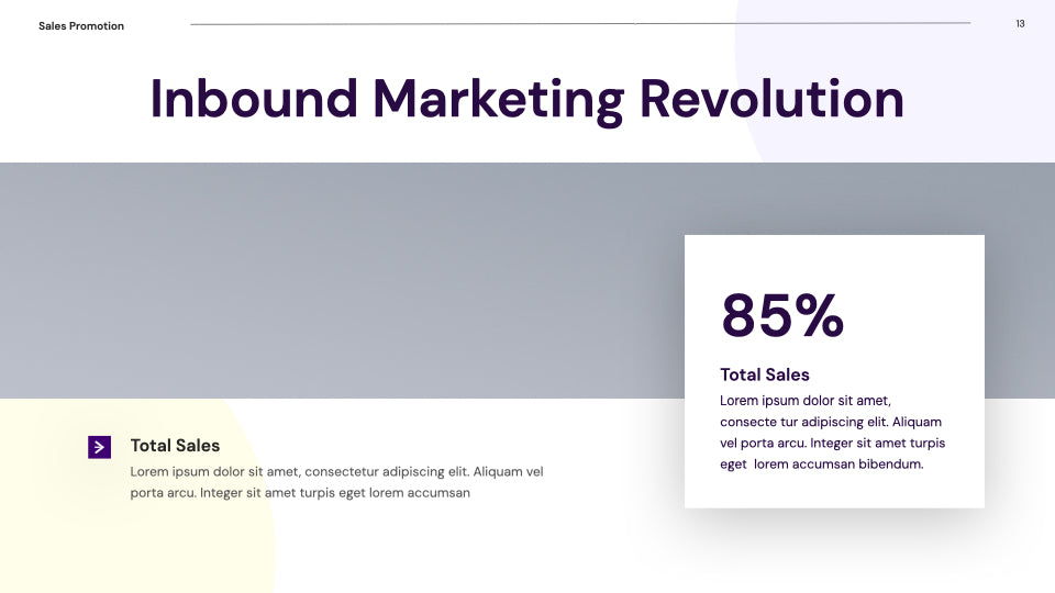 Uption Sales Promotion PowerPoint Template