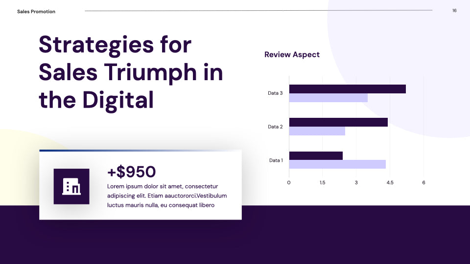 Uption Sales Promotion PowerPoint Template