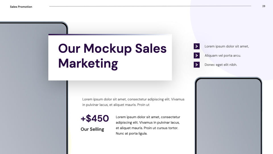 Uption Sales Promotion PowerPoint Template